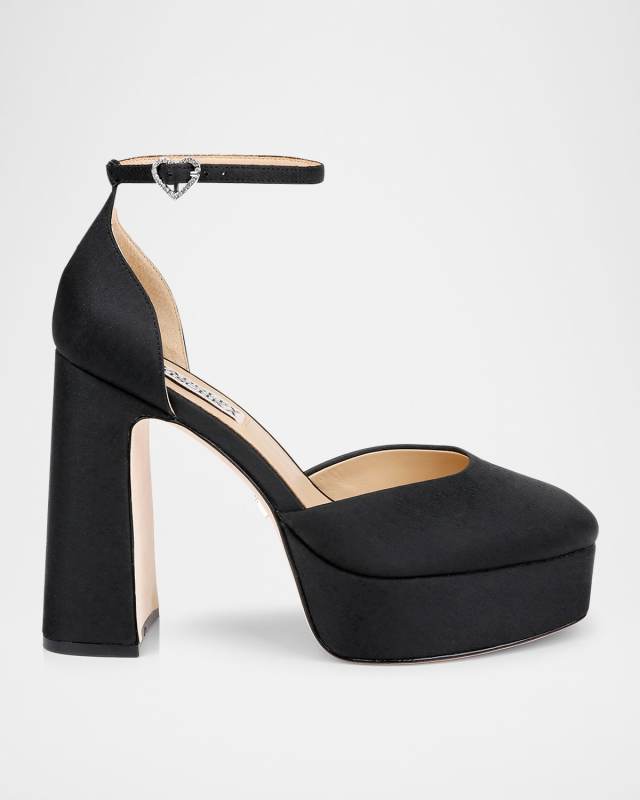 Jayda Ankle-Strap Platform Pumps